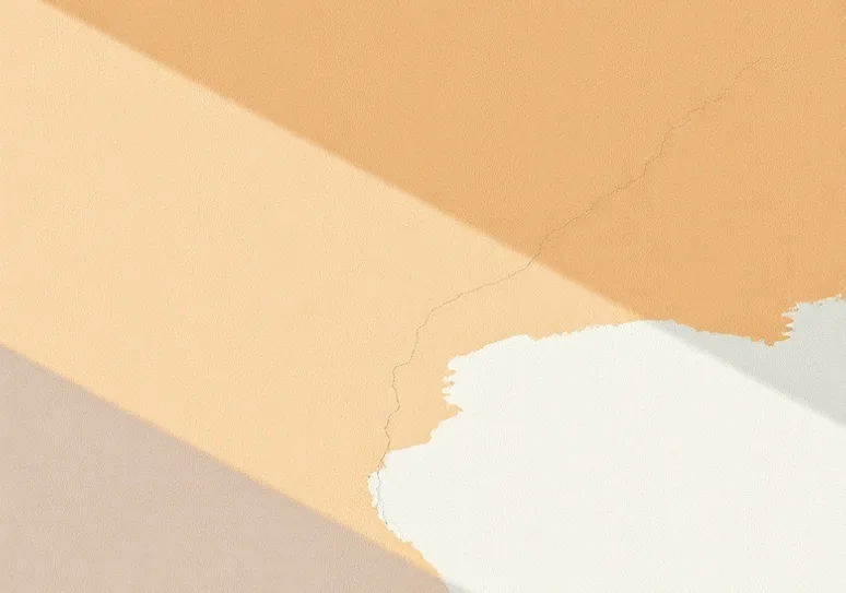 Ponçage et rebouchage des fissures avant mise en peinture